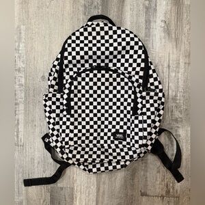 Vans old school checkered backpack